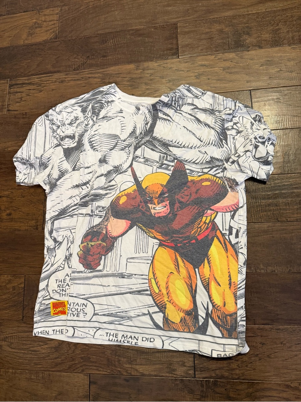 Wolverine Graphic T‑Shirt - Yellow & Red